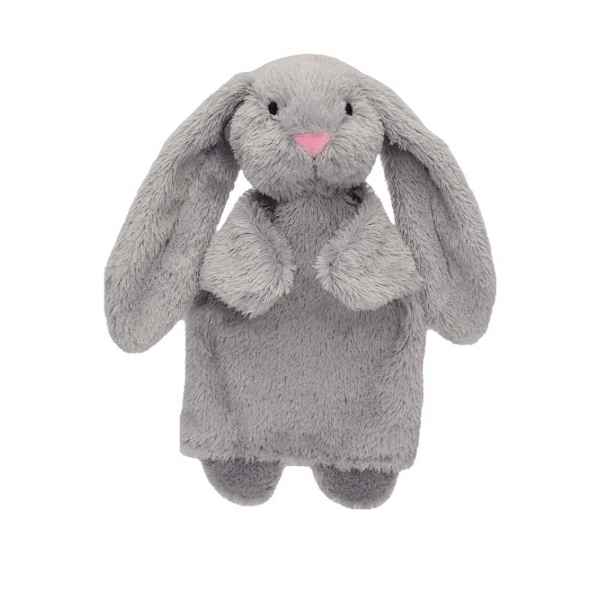 Marionnette doudou lapin gris Anima Scena -30576