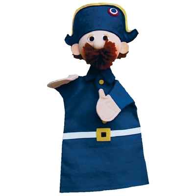 Marionnette à main Anima Scéna - Le gendarme - environ 30 cm - 22039a