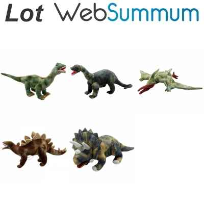 Ensemble de 5 marionnettes Dinosaures  -LWS-266