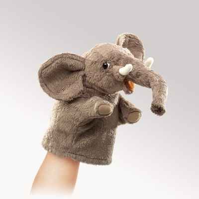 Marionnette peluche elephant Folkmanis -2940