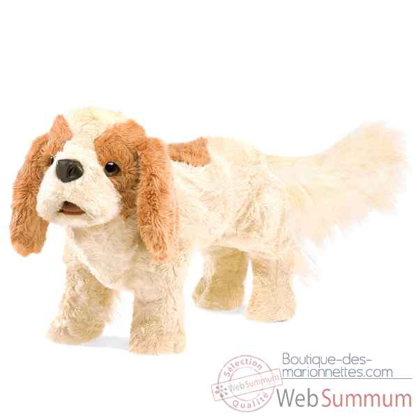 Marionnette chien cavalier king charles Folkmanis -3096 -2