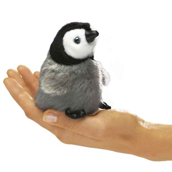 Marionnette Mini bebe pinguin empereur  -2680
