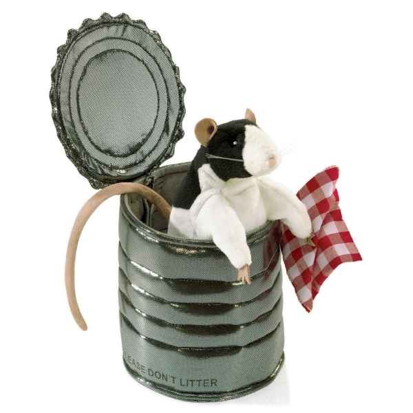 Marionnette rat dans une boite de conserve Folkmanis -3084