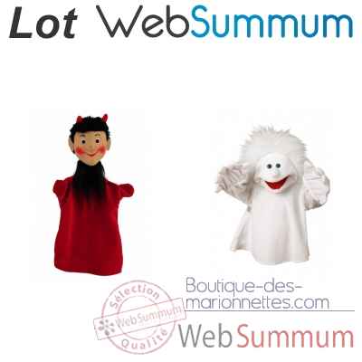 Halloween lot marionnettes diable et Fantome  -LWS-466