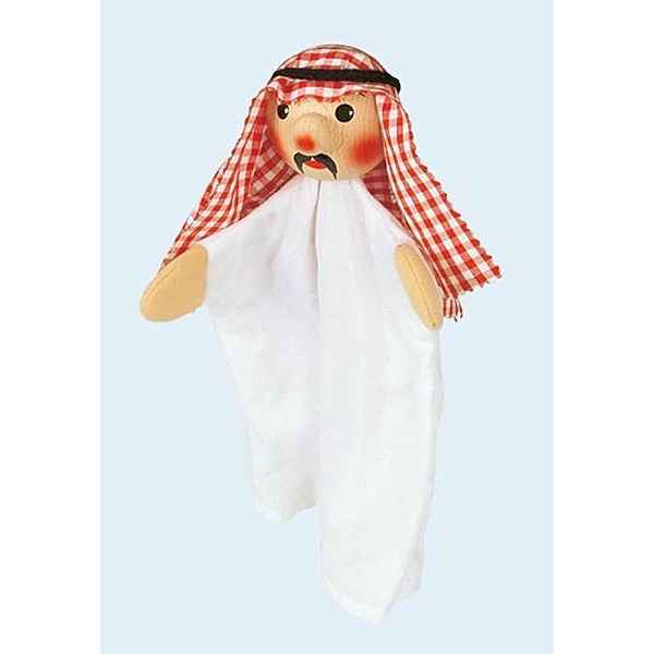 Marionnette tete en bois cheik abdula kersa -60850