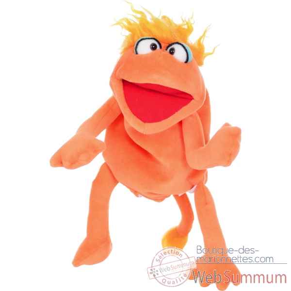 Marionnette a main en boite mr. orange Living Puppets -W718 -1