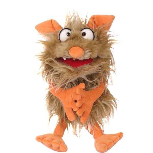 Marionnette a main flausi monstre rat marron ventriloque Living Puppets -W780