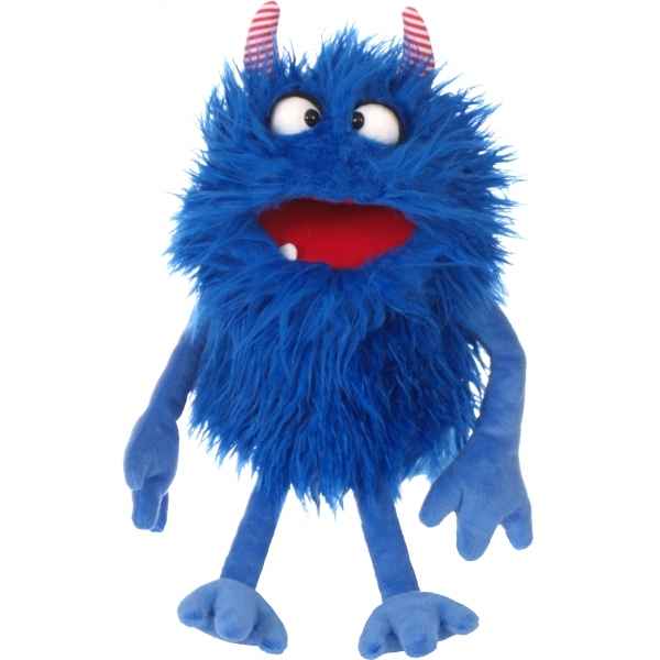 Marionnette a main schmackes monstre bleu ventriloque Living Puppets -W776