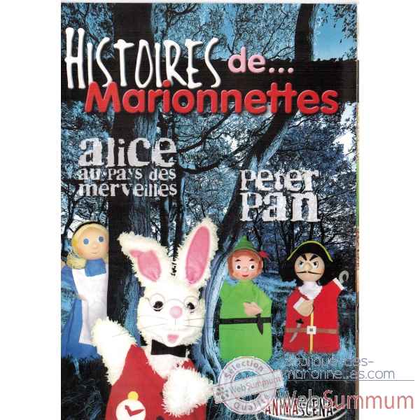 Livret histoire marionnette Alice au pays des merveilles