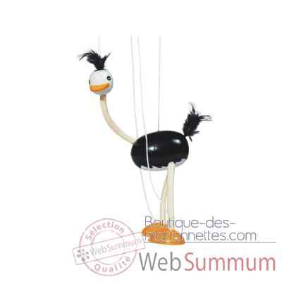 Video Marionnette autruche a fil en bois Goki -SO104
