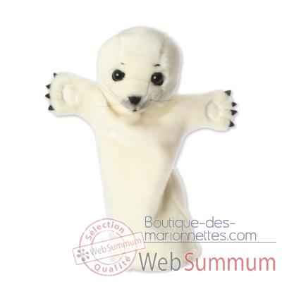Marionnette à main The Puppet Company Petit phoque blanc -PC006033