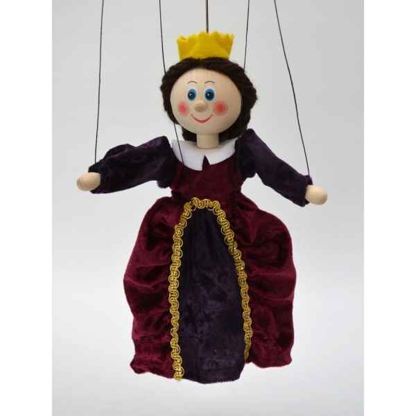 Marionnette a fils reine en bois -18115A