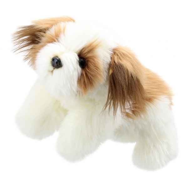 Marionnette chien (marron & blanc) The Puppet Company -PC001824