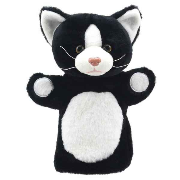 Marionnette gant chat noir et blanc the puppet company -pc004604